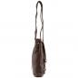 Preview: ALPENLEDER | Damen-Handtasche  MACHU PICCHU (schokobraun) 4717-s